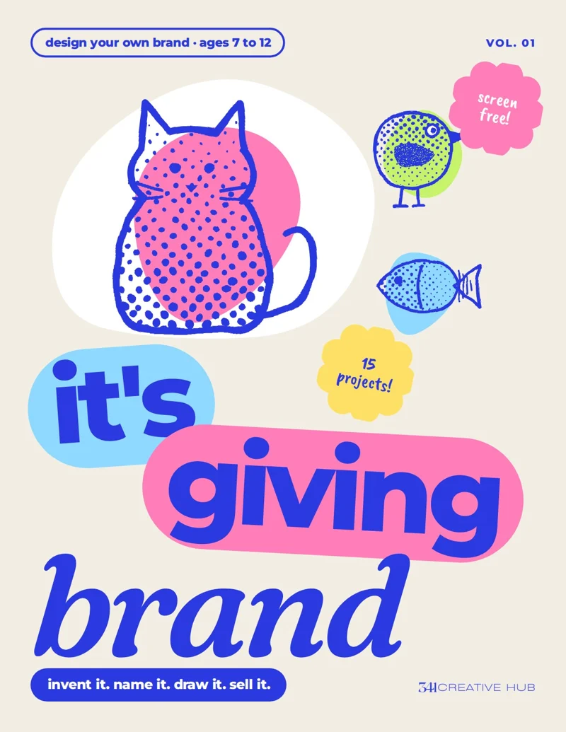 It's Giving Brand, Vol. 01 cover: design your own brand
