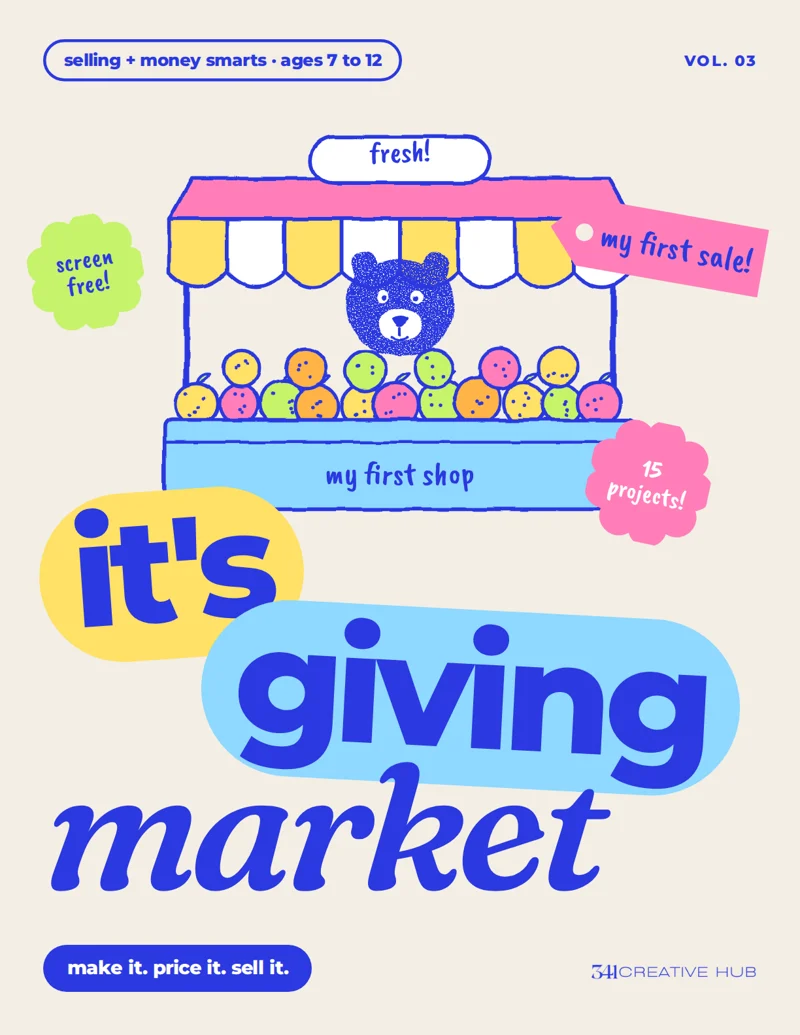 It's Giving Market, Vol. 03 cover: selling and money smarts